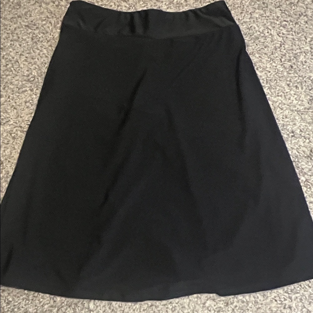 Black A-Line Skirt